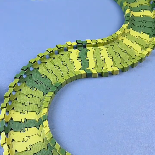 百变工程轨道车儿童电动拼装