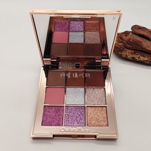 现货包邮CharlotteTilbury/CT圣诞限定9色眼影盘亮片珠哑光多色盘