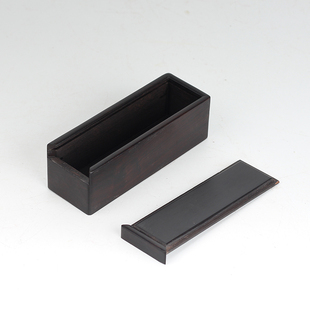 极速红木印章盒子收纳私章锦盒图盒便携式单个带印泥X格印章盒木