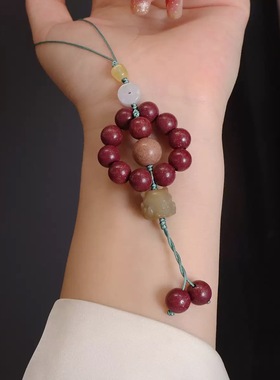 手工古法制作爆款天然合香珠挂件芳华菩提汽车挂包包挂