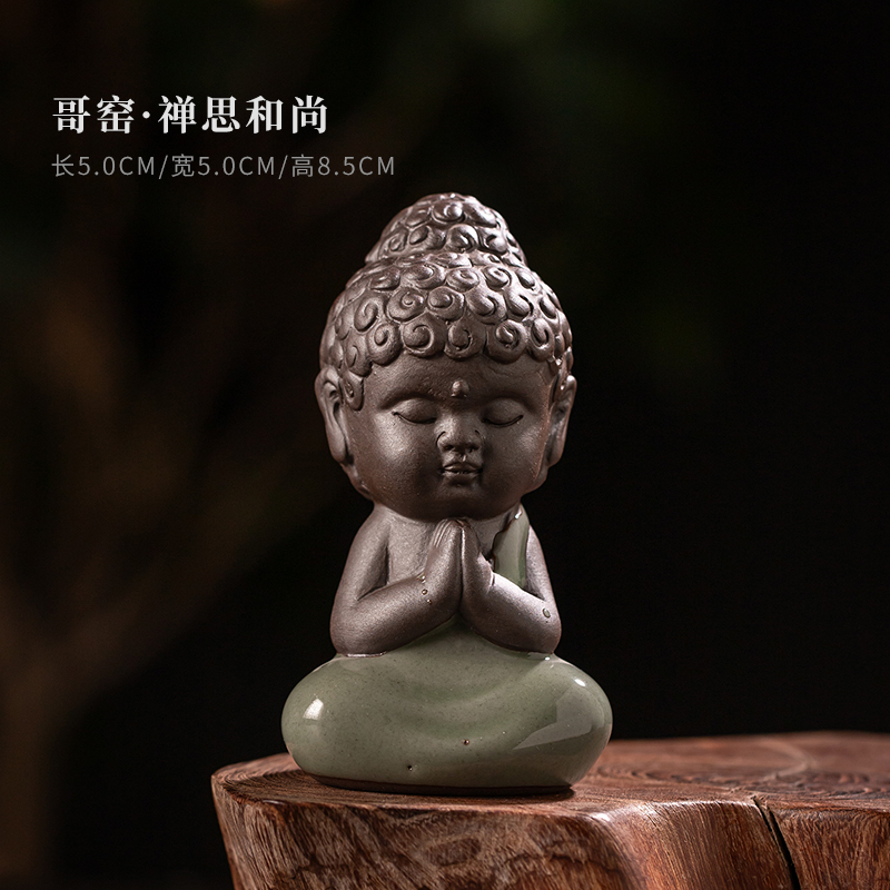 可爱小如来多肉绿植装饰摆件园艺花宠花盆摆件陶瓷微景观盆景装饰