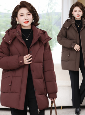 中老年人棉服女奶奶冬装棉袄2025新款妈妈保暖衣服老太太加厚棉衣