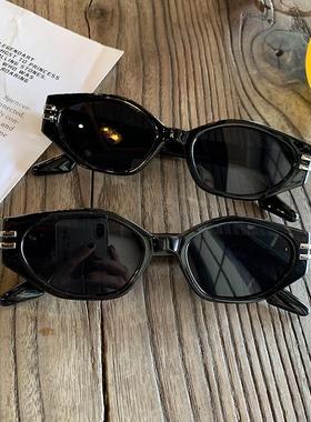 港风ins街头个性时尚男士太阳镜潮女复古百搭辣妹夜店蹦迪墨镜-