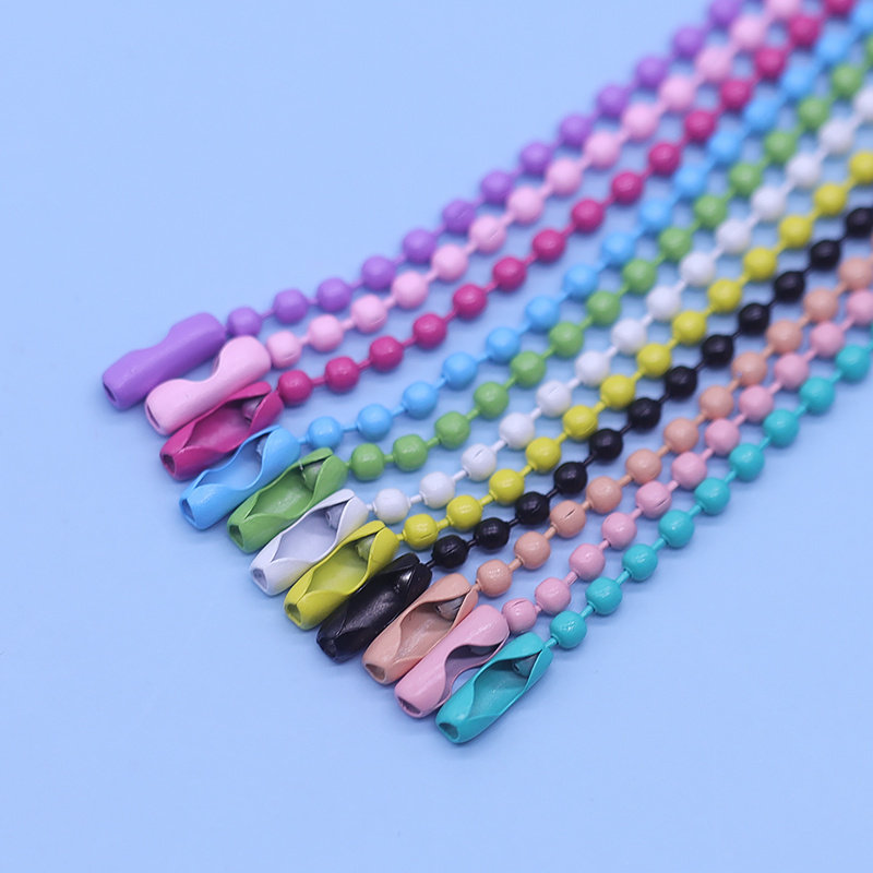 热缩片DIY饰品配件12cm金属链条彩色喷漆珠链吊牌链珠链挂件钥匙,饰品/流行首饰/时尚饰品新,链条,淘宝优惠券,粉丝福利购,淘宝优惠卷