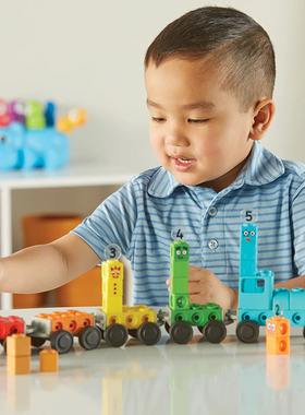 美国hand2mind儿童数字积木Numberblocks益智立体方宝宝早教玩具