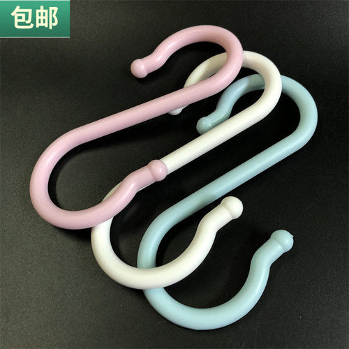 塑料S钩加粗挂钩多用吊钩挂勾