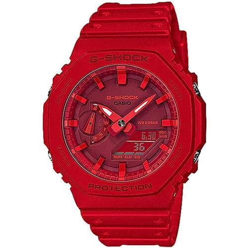 CASIO卡西欧OAK G Shock GA2100 4 D数字的树脂红色男士手表
