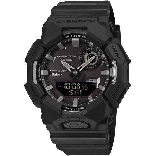 CASIO卡西欧男士手表G Shock黑色数字的表盘树脂表带GA B010