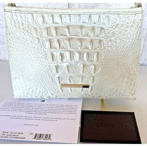 Brahmin Lorelei DAYDREAM Melbourne单肩包钱包Winter白色
