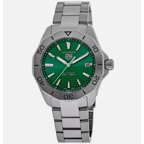 TAG Heuer Aquaracer Pro 200 Solargraph绿色40 mm男士手表