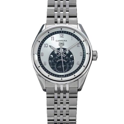 TAG Heuer Carrera卡雷拉Astronomer自动机械银39mm男士手表
