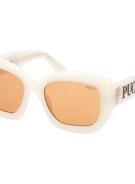 Emilio Pucci EP0211 21E白色蝶形太阳眼镜女54 20 140