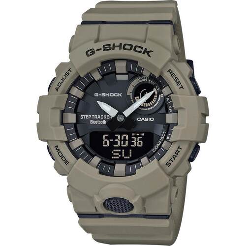 CASIO卡西欧G SHOCK GBA800UC 5A 487mm绿色树脂表带Mens
