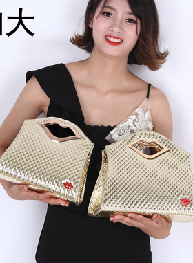 大容量金色夜总会夜店dj公主包时尚ktv包房公主手提桑拿技师女包