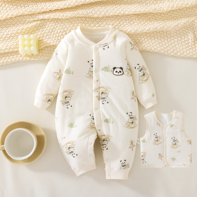 婴儿秋冬春款夹棉连体衣40g男女宝宝冬季保暖柔软爬服新生儿哈衣,童装/婴儿装/亲子装,连身衣/爬服/哈衣,淘宝优惠券,粉丝福利购,淘宝优惠卷