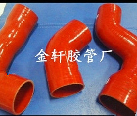 大众Forge EA888红色中冷管 节气门管 GTI 尚酷 CC迈腾硅胶进气管