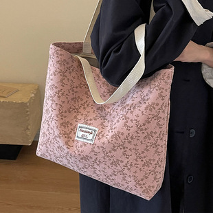 芭比水牛高中生上课托特包包女通勤单肩妈咪包女ins学生补课包女
