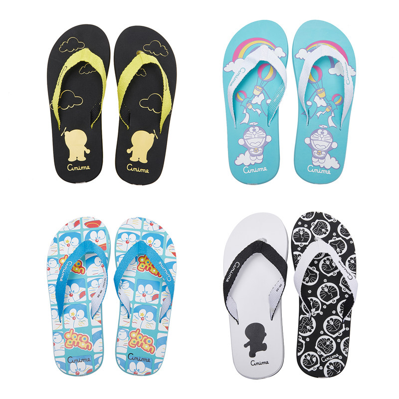 人字拖男时尚印花透气耐磨休闲海滩情侣学生夹趾平底舒适户外拖鞋