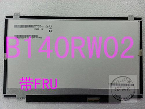 全新LP140WD2 B140RW02 V0 V.1 LTN140KT03 14.0 LED 超薄 高分屏