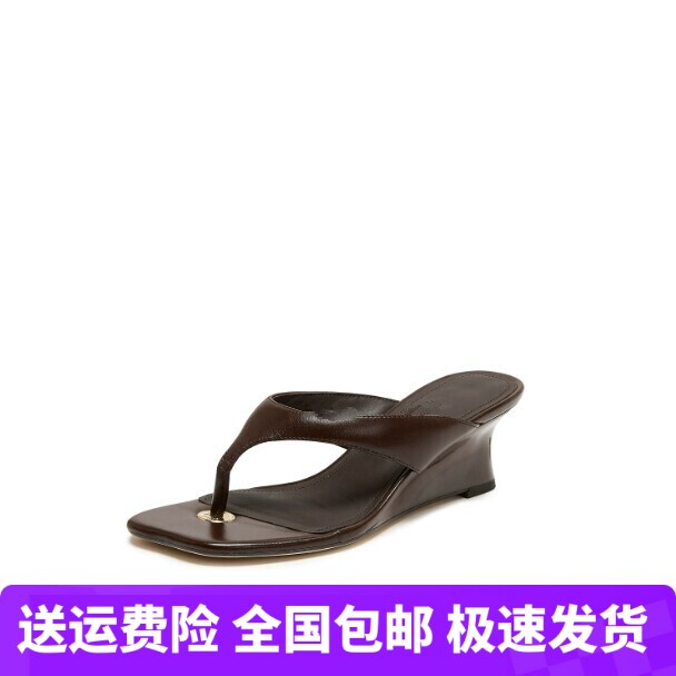 同款2026夏季新款摩登都市夹脚人字拖高跟凉拖鞋女凉鞋ELC04BT6