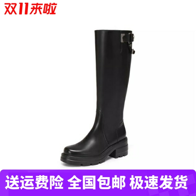 商场同款2025新款马鞍靴英伦风骑士靴长靴高筒厚底女靴EEZ42DG5