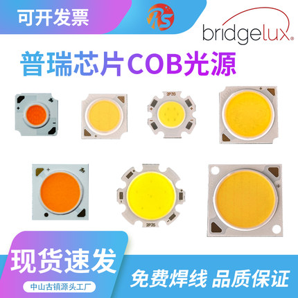 COB灯珠高亮灯芯天花灯LED红绿蓝面光源轨道射灯双色筒灯替换灯板