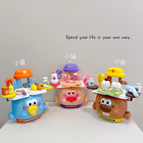 儿童动物过家家萌趣卡通益智