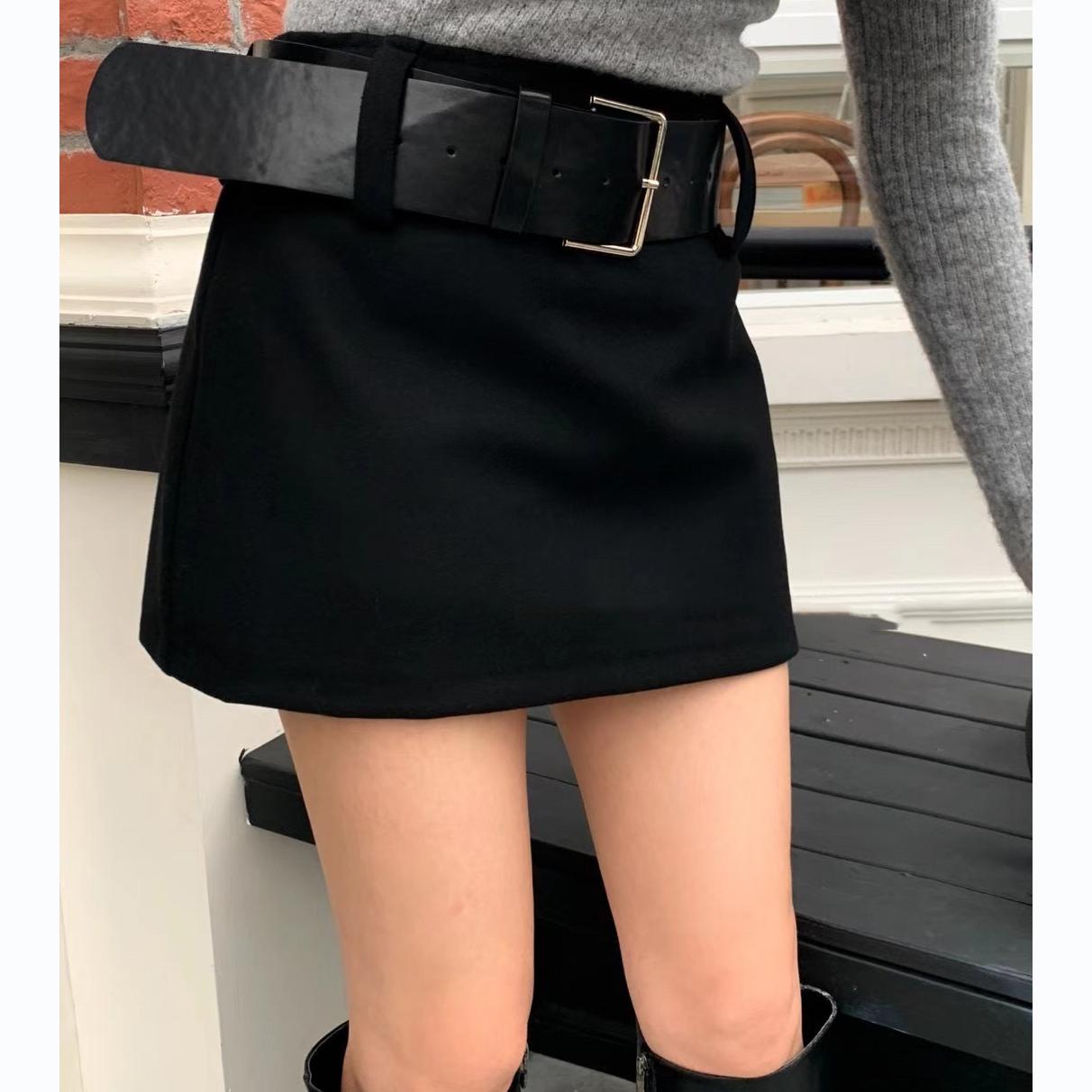 高品质磨毛加厚2024秋冬A字裙