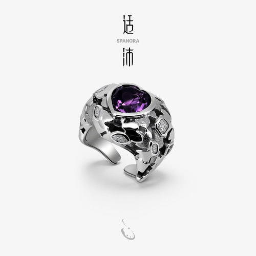SPANORA适沛2026S/S紫韵花篮Petal Glyph戒指