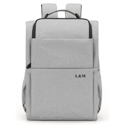 L&M新款背包男大容量学院通勤百搭电脑包出差旅行双肩包轻便防水
