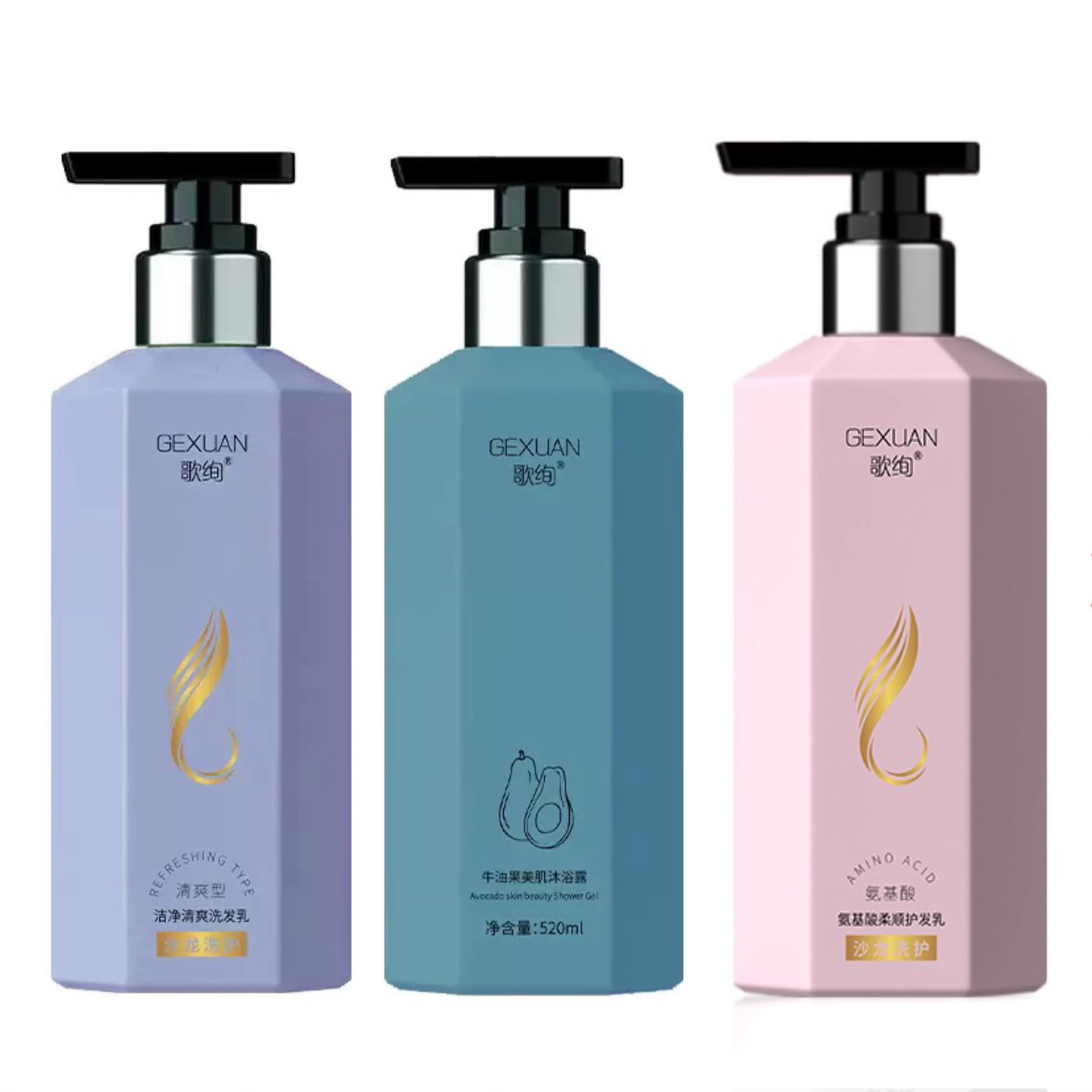 洗发水控油蓬松去屑止痒香水沐浴露持久留香水润男女通用洗护套装