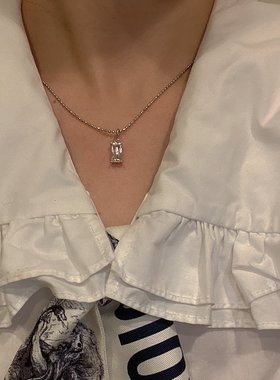 原创双层组合可拆卸吊坠锁骨链