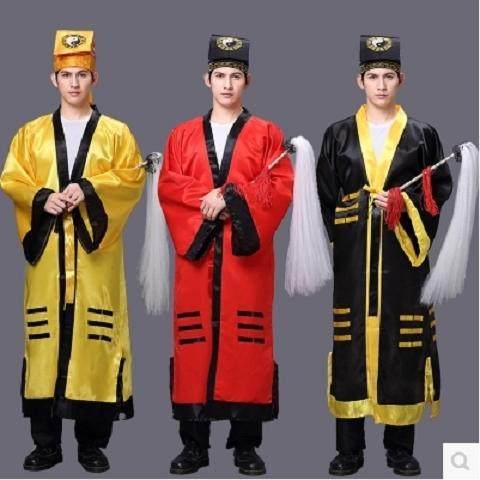 古装黄色八卦道袍林正英同款