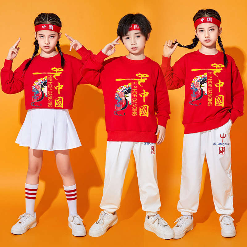秋季儿童国风京剧啦啦队演出服