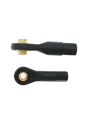 黑色球头扣 标准半垫尼龙球头扣M2M3万向转向拉杆车模航模型配件