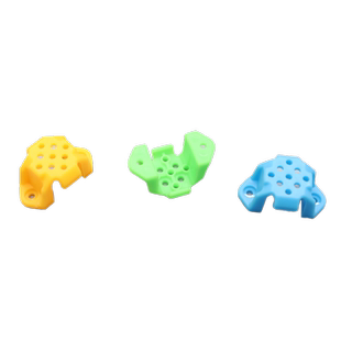 N20彩色塑料支架小电机固定座配件马达固定底座科技小制作模型DIY