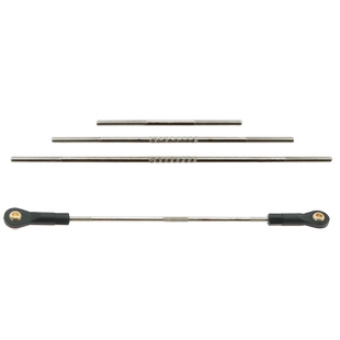 推拉杆M2M2.5M3金属拉杆球头扣夹头丝杆双头螺纹连杆两头球头螺杆