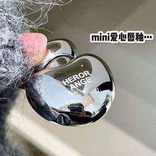 韩国mini爱心唇釉!淡颜校花嫩妹水雾自然素颜学生平价口红女唇膏