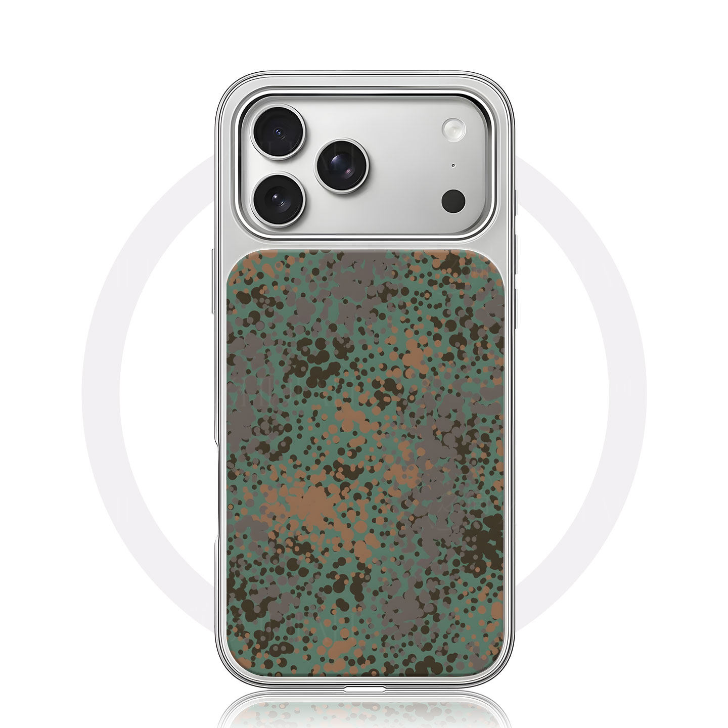 迷彩斑点大孔电镀黑框磨砂磁吸碳纤纹手机壳适用苹果iphone17promax华为全包按键12/13/14小米14PRO