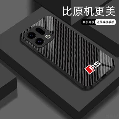 适用【OppoFindx9】宝马Mpower液态玻璃亮面手机壳RS电镀全包镜头冰感轻奢高档软边抗摔耐脏保护套