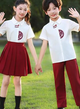 儿童合唱朗诵演出服小学运动会服