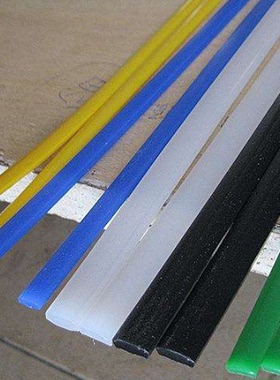 PP/PE塑料焊条蓝色红色黄色绿色黑色白色双股2.5*5三角4*6三股7MM