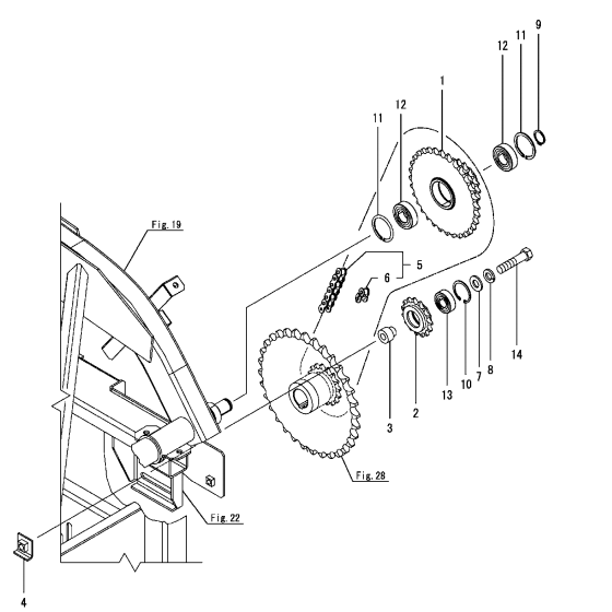 洋马收割机配件70 82 85 全车链条 割台滚筒输送槽过桥链条
