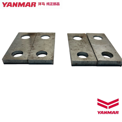 洋马收割机配件YH1180 YH6118底盘八字腿调整改善垫片一套4片