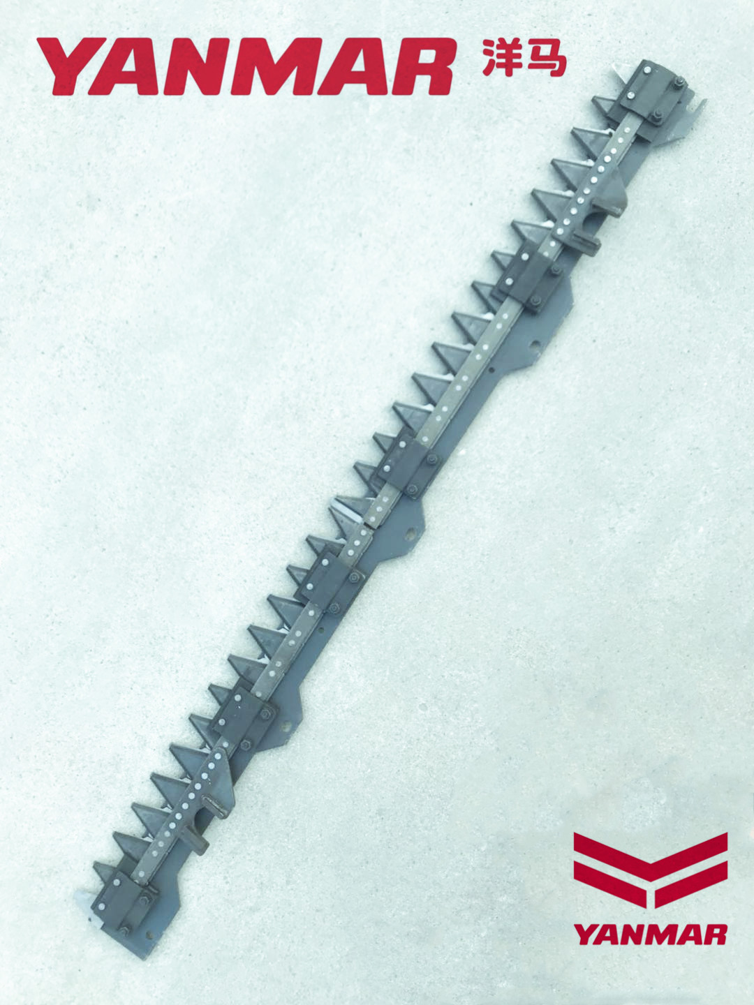 洋马收割机配件 AG600割刀3号机配件割刀