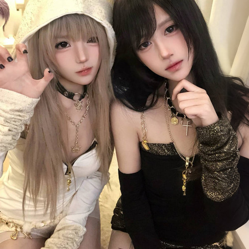 运动四件套抹胸袖套短裤