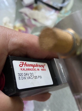 议价Humphiey汉弗莱电磁阀 24VDC，8W，VAC-