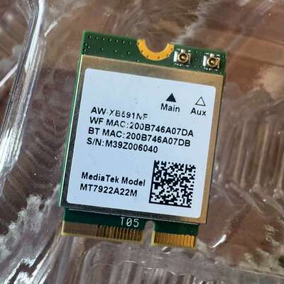 议价联发科AW-XB591NF无线网卡，型号MT7922A22M