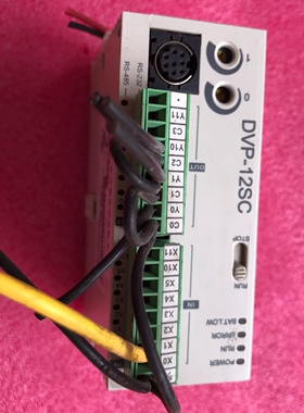议价拆机，台达DVP-12SC...版本V2.00A1..成色九