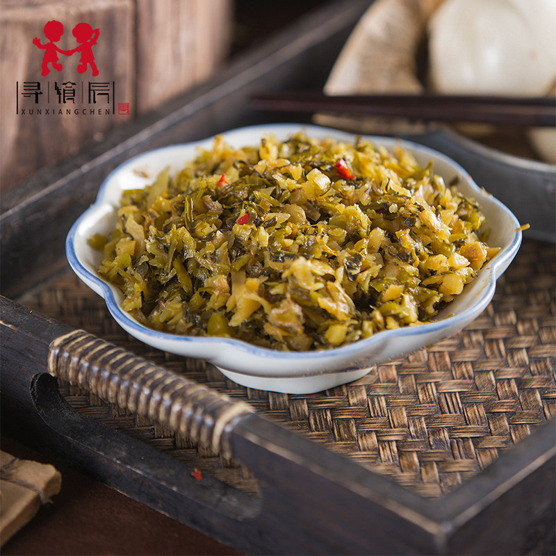 浙江衢州龙游特产雪菜 传统美味咸菜酱菜下饭菜 雪里蕻300g*5袋